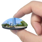 Grand Santiago Tower Chile 3D Fridge Magnet Crystal Glass