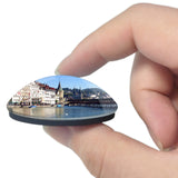 Greenland Denmark Castle Glacial Lake 3D Fridge Magnet Crystal Glass