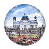 Guatemala Cathedral 3D Fridge Magnet Crystal Glass