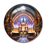 Canada Notre-Dame Basilica Montreal 3D Fridge Magnet Crystal Glass