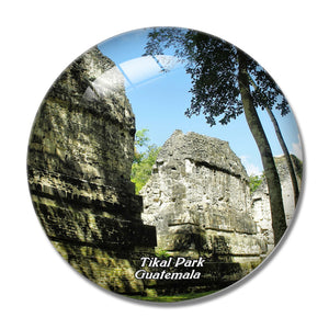 Guatemala Tikal 3D Fridge Magnet Crystal Glass