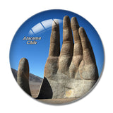 Hand of Antofagasta Atacama Desert Chile 3D Fridge Magnet Crystal Glass