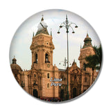 Historic Centre Lima Peru 3D Fridge Magnet Crystal Glass