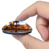 Historic Centre of Arequipa Peru 3D Fridge Magnet Crystal Glass