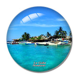 Honduras Cayos Cochinos La Ceiba 3D Fridge Magnet Crystal Glass