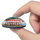 Honduras Roatan Port 3D Fridge Magnet Crystal Glass