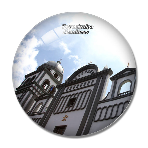 Honduras Suyapa Cathedral Tegucigalpa 3D Fridge Magnet Crystal Glass