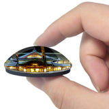 Hot Springs Kumamoto Japan 3D Fridge Magnet Crystal Glass