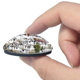 India Ladakh Monastery 3D Fridge Magnet Crystal Glass