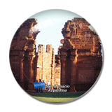 Jesuits Ruins San Lgnacio Argentina 3D Fridge Magnet Crystal Glass