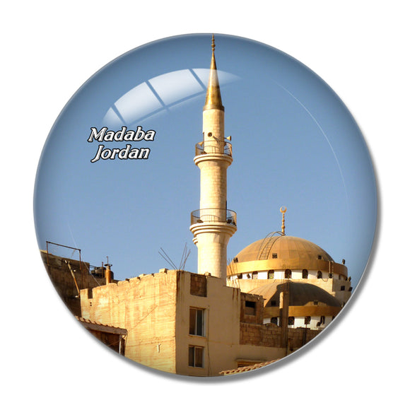 Jordan Madaba 3D Fridge Magnet Crystal Glass