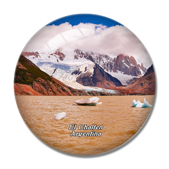 Laguna Torre El Chalten Argentina 3D Fridge Magnet Crystal Glass