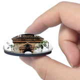 Laos Vientiane Monument 3D Fridge Magnet Crystal Glass