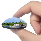 Mexico Cozumel Beach 3D Fridge Magnet Crystal Glass