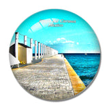 Mexico Playa del Carmen 3D Fridge Magnet Crystal Glass