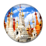 Myanmar Pagoda 3D Fridge Magnet Crystal Glass