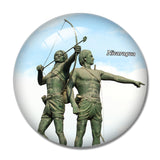 Nicaragua Statue 3D Fridge Magnet Crystal Glass