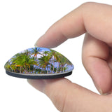 San Blas Island Caribbean Panama 3D Fridge Magnet Crystal Glass