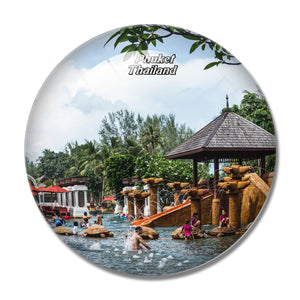 Thailand Phuket 3D Fridge Magnet Crystal Glass