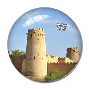 UAE Jahili Fort Al Ain Abu Dhabi 3D Fridge Magnet Crystal Glass