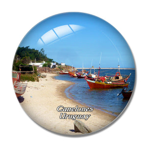 Uruguay Carmelo 3D Fridge Magnet Crystal Glass