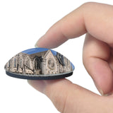 Uruguay Church Matrix Montevideo 3D Fridge Magnet Crystal Glass