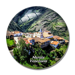 Venezuela Miranda Park Caracas 3D Fridge Magnet Crystal Glass