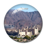 Oman Castle 3D Fridge Magnet Crystal Glass