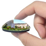 Oman Palace Sultan 3D Fridge Magnet Crystal Glass