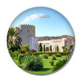 Oman Palace Sultan 3D Fridge Magnet Crystal Glass