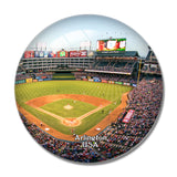USA America Arlington Baseball Field Globe Life Park 3D Fridge Magnet Crystal Glass