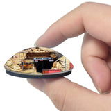 USA America Central  Hidee Gold Mine Colorado 3D Fridge Magnet Crystal Glass