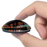 USA America Cleveland Ohio 3D Fridge Magnet Crystal Glass