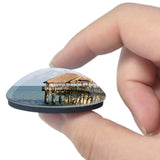 USA America Cocoa Beach 3D Fridge Magnet Crystal Glass