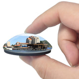 USA America Coeur d'Alene Lake 3D Fridge Magnet Crystal Glass