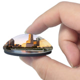 USA America Columbus Ohio 3D Fridge Magnet Crystal Glass