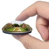 USA America Coral Gables Botanic Garden 3D Fridge Magnet Crystal Glass