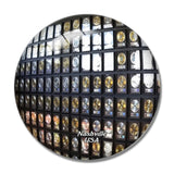 USA America Country Music Hall Nashville 3D Fridge Magnet Crystal Glass