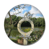 USA America Delray Beach Garden 3D Fridge Magnet Crystal Glass