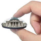 USA America Denver Colorado Capitol 3D Fridge Magnet Crystal Glass
