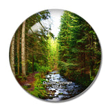 USA America Double Springs Alabama 3D Fridge Magnet Crystal Glass