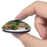 USA America Durham Sarah P. Duke Gardens 3D Fridge Magnet Crystal Glass