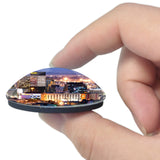 USA America El Paso 3D Fridge Magnet Crystal Glass