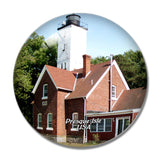 USA America Erie Presque Isle State Park 3D Fridge Magnet Crystal Glass