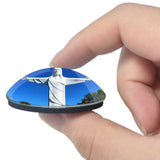 USA America Eureka SpringsChrist of the Ozarks 3D Fridge Magnet Crystal Glass