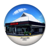 USA America Evansville Dream Car Museum 3D Fridge Magnet Crystal Glass