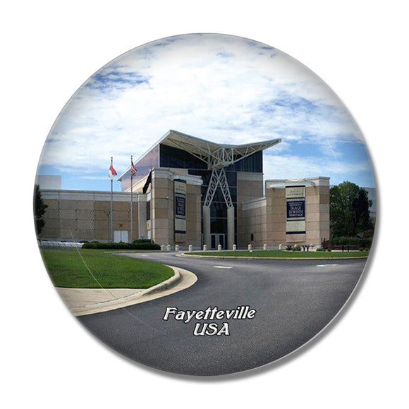 USA America Fayetteville Airborne and Special Operations Museum 3D Fridge Magnet Crystal Glass