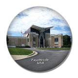 USA America Fayetteville Airborne and Special Operations Museum 3D Fridge Magnet Crystal Glass