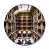 USA America George Peabody Library Baltimore 3D Fridge Magnet Crystal Glass