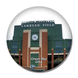USA America Green Bay Lambeau Field 3D Fridge Magnet Crystal Glass